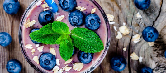 Blueberry GLOW Collagen Smoothie Recipe
