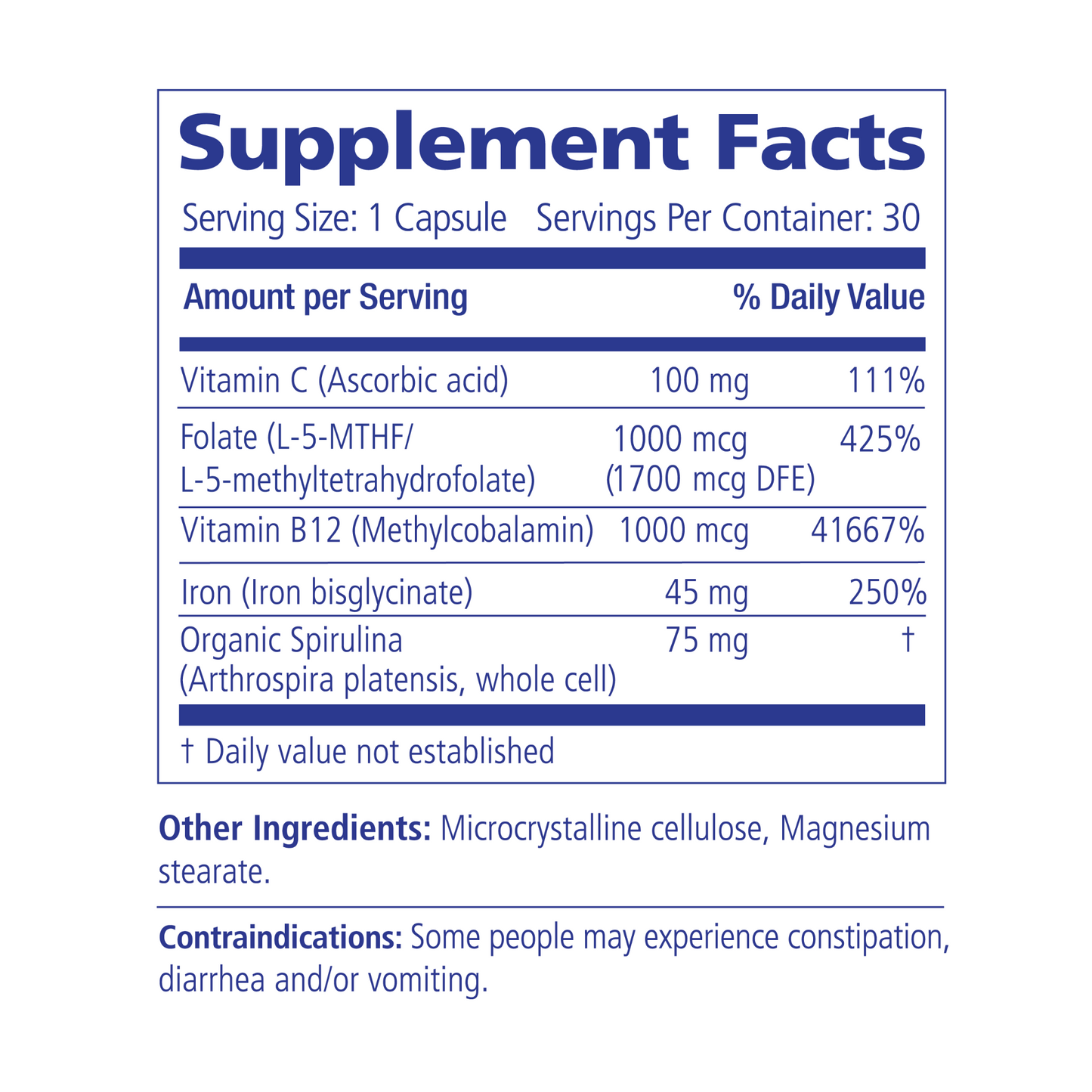 Power Iron + Spirulina