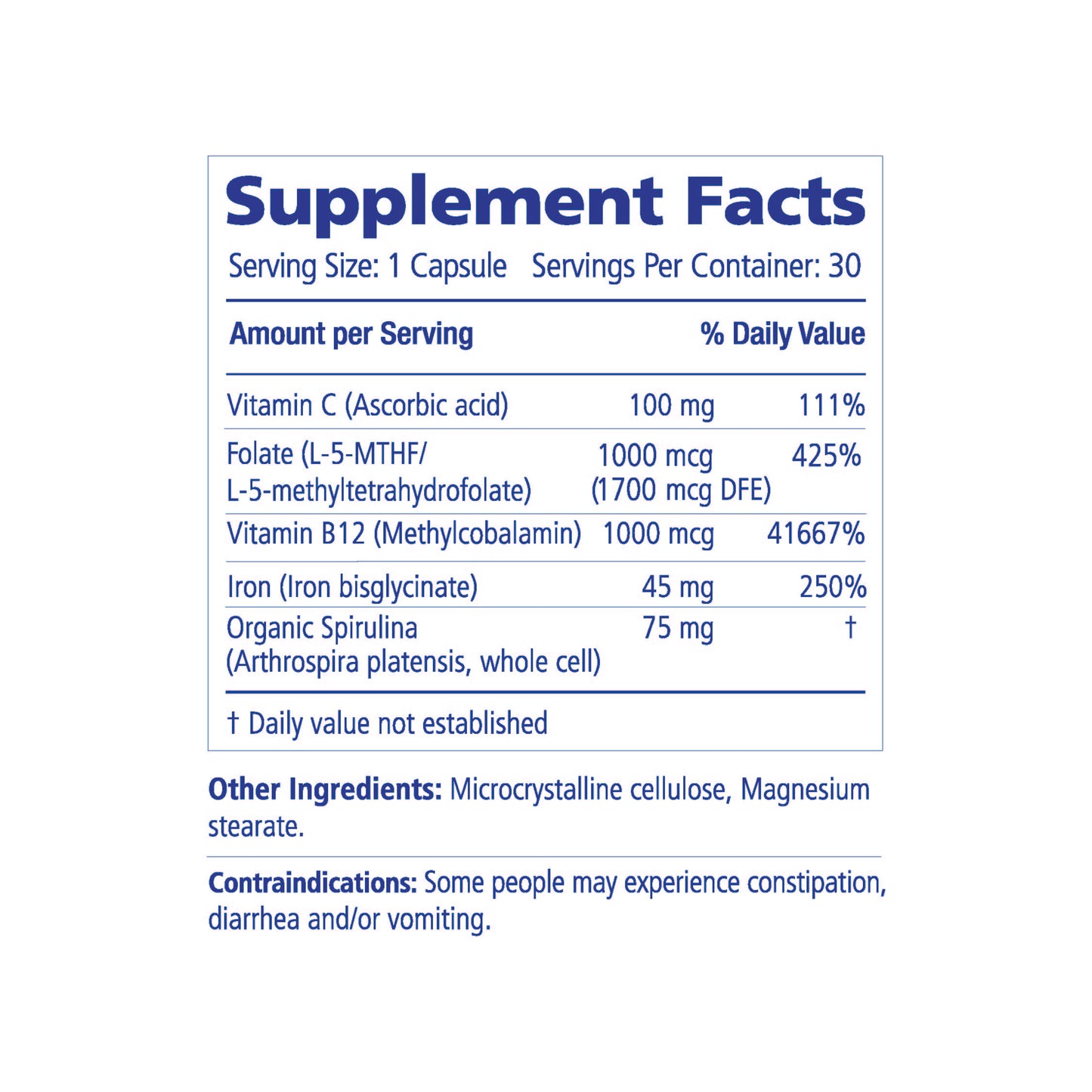 Power Iron + Spirulina