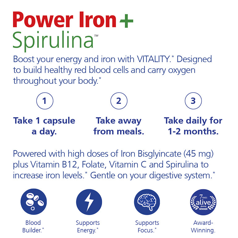 Power Iron + Spirulina